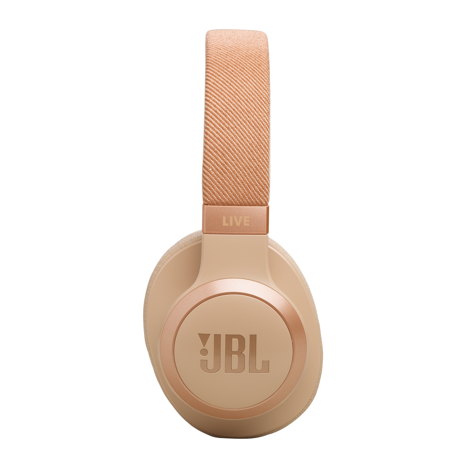JBL Live 770NC - Sandstone - Wireless Over-Ear Headphones with True Adaptive Noise Cancelling - Right
